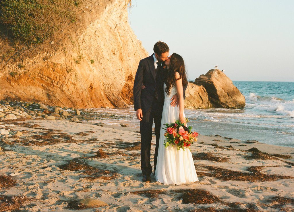 Wink weddings, boho beachside wedding, the lighter side,  Rad + In Love
