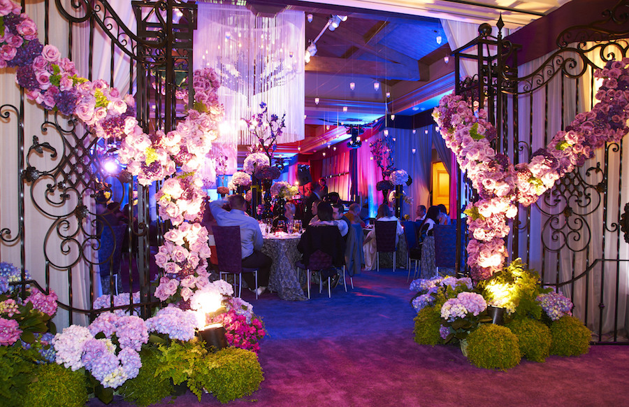 Vibrant Violet Wedding Features The Lighter Side
